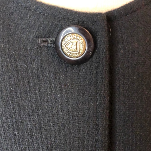 Vintage Pendleton Black Wool Jacket Women's 10P - Picture 4 of 9
